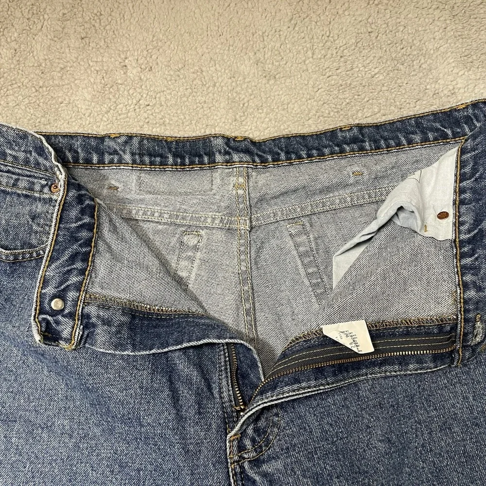 Vintage Levis 550 Jeans Mens 42x30 Blue Relaxed Taper Denim Pants VTG 80s 90s